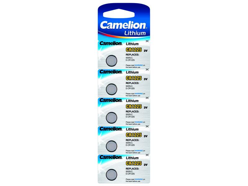 Camelion Lithium Nappiparistot CR1225, 3V, 5 kpl Camelion Lithium Nappiparistot CR1225, 3V, 5 kpl